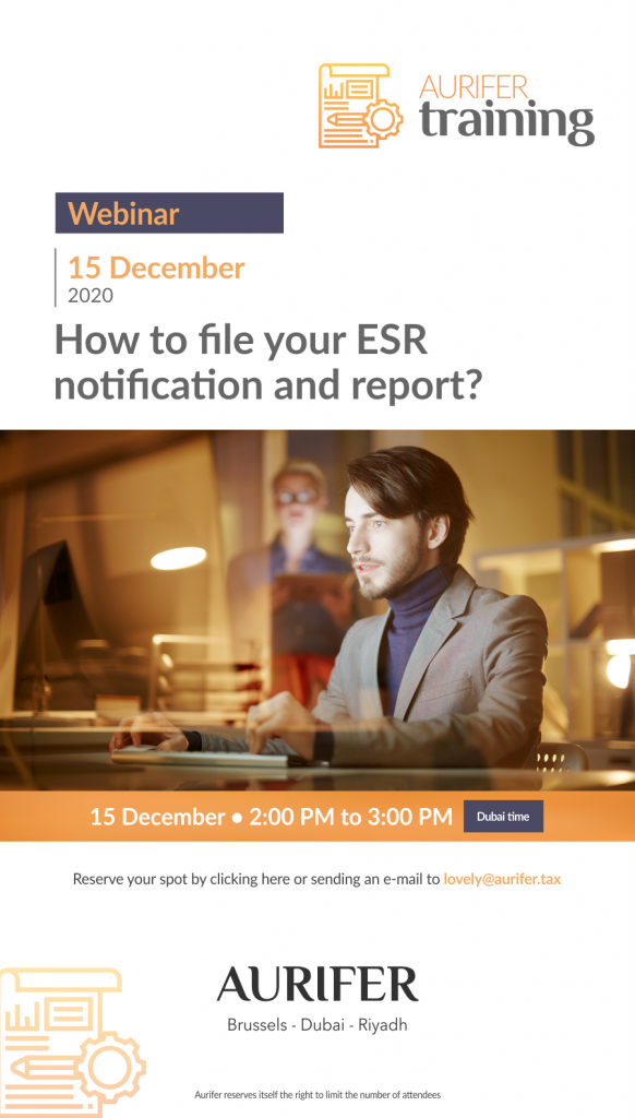 How to file your ESR notification and report