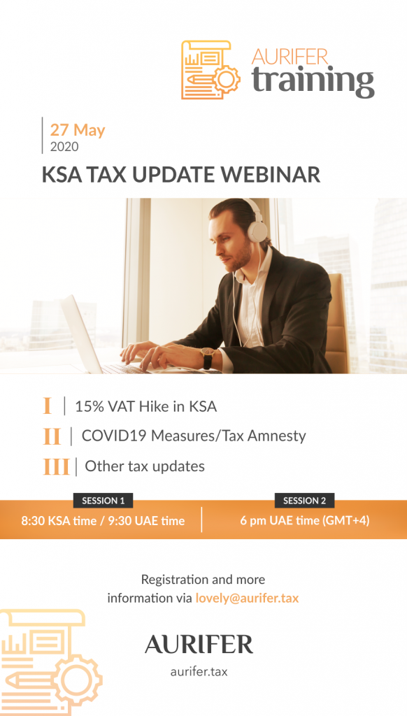 KSA Tax Update Webinar